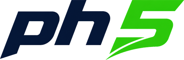 ph 5 brand logo for Philippines gaming